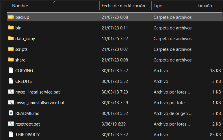 Rename folder