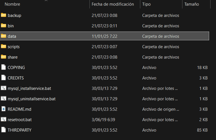 Rename folder